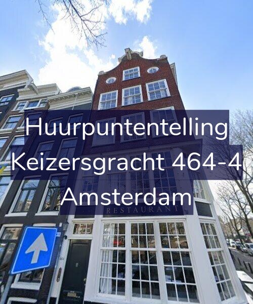 Foto gevel Huurpuntentelling voor Keizersgracht 464-4, Amsterdam