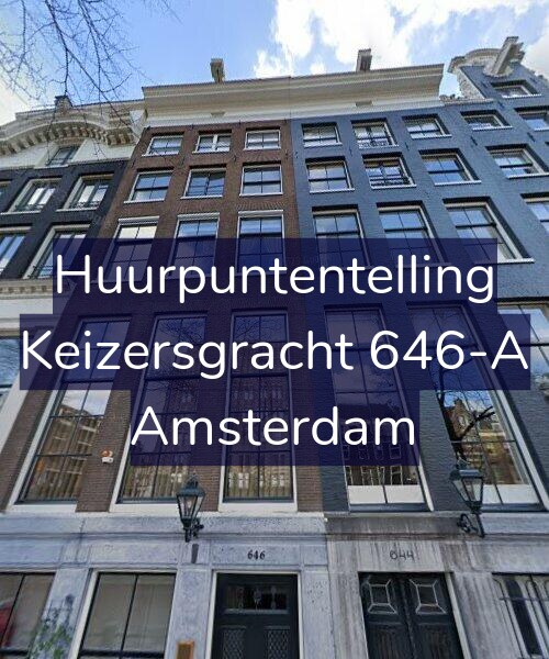 Foto gevel Huurpuntentelling voor Keizersgracht 646-A, Amsterdam