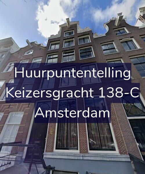 Foto gevel Huurpuntentelling voor Keizersgracht 138-C, Amsterdam