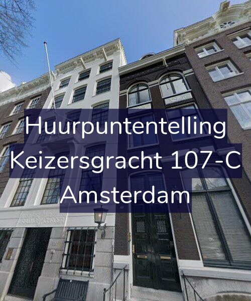 Foto gevel Huurpuntentelling voor Keizersgracht 107-C, Amsterdam