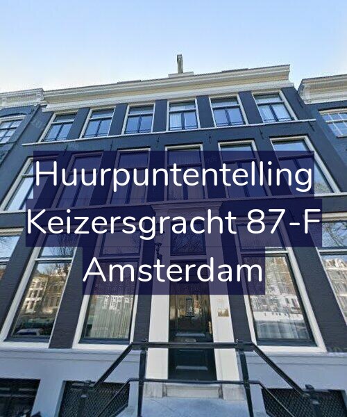 Foto gevel Huurpuntentelling voor Keizersgracht 87-F, Amsterdam