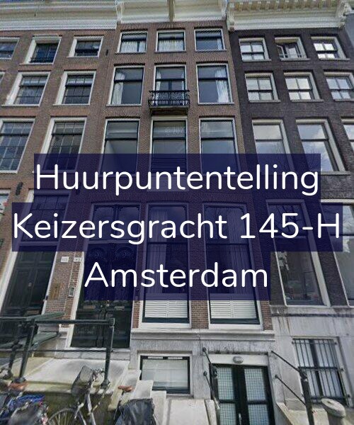 Foto gevel Huurpuntentelling voor Keizersgracht 145-H, Amsterdam
