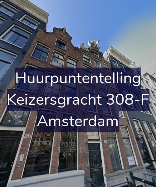 Foto gevel Huurpuntentelling voor Keizersgracht 308-F, Amsterdam