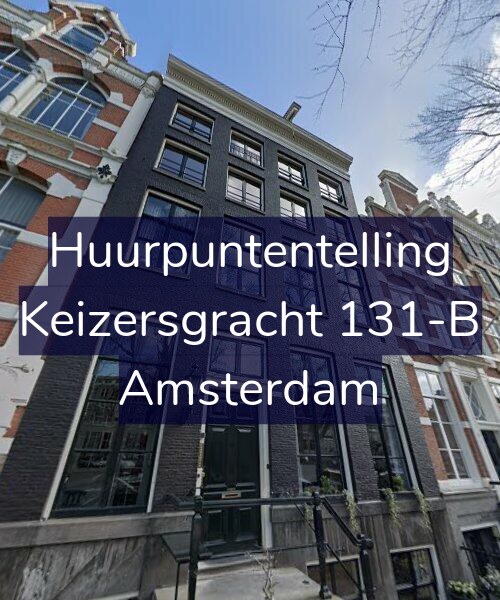 Foto gevel Huurpuntentelling voor Keizersgracht 131-B, Amsterdam