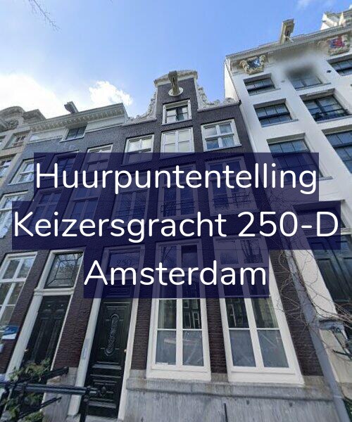 Foto gevel Huurpuntentelling voor Keizersgracht 250-D, Amsterdam