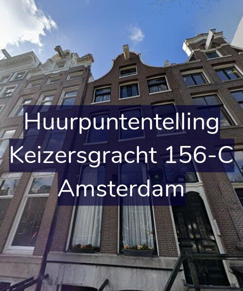 Foto gevel Huurpuntentelling voor Keizersgracht 156-C, Amsterdam