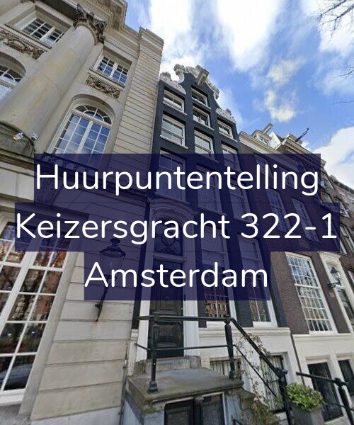 Foto gevel Huurpuntentelling voor Keizersgracht 322-1, Amsterdam