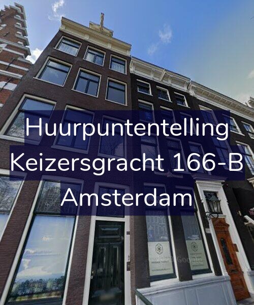 Foto gevel Huurpuntentelling voor Keizersgracht 166-B, Amsterdam