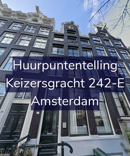 Foto gevel Huurpuntentelling voor Keizersgracht 242-E, Amsterdam