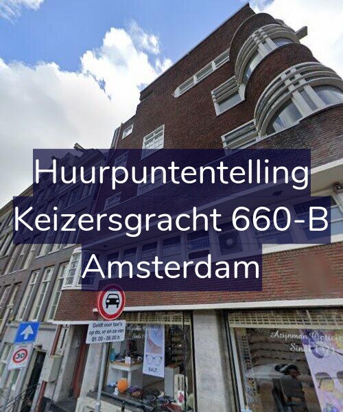 Foto gevel Huurpuntentelling voor Keizersgracht 660-B, Amsterdam