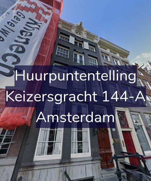 Foto gevel Huurpuntentelling voor Keizersgracht 144-A, Amsterdam