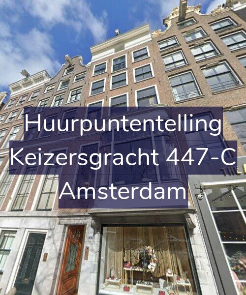 Foto gevel Huurpuntentelling voor Keizersgracht 447-C, Amsterdam