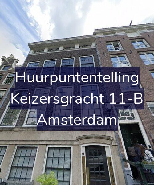 Foto gevel Huurpuntentelling voor Keizersgracht 11-B, Amsterdam