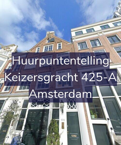 Foto gevel Huurpuntentelling voor Keizersgracht 425-A, Amsterdam