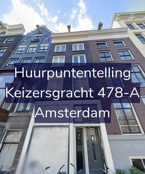Foto gevel Huurpuntentelling voor Keizersgracht 478-A, Amsterdam