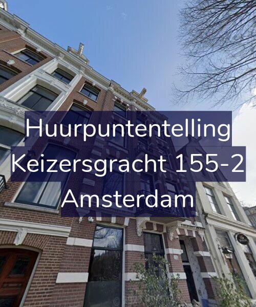 Foto gevel Huurpuntentelling voor Keizersgracht 155-2, Amsterdam