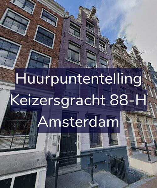 Foto gevel Huurpuntentelling voor Keizersgracht 88-H, Amsterdam