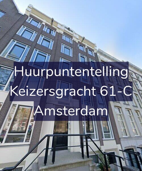 Foto gevel Huurpuntentelling voor Keizersgracht 61-C, Amsterdam