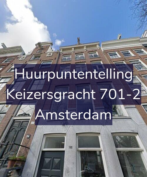 Foto gevel Huurpuntentelling voor Keizersgracht 701-2, Amsterdam