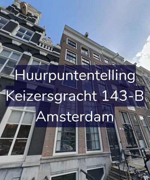 Foto gevel Huurpuntentelling voor Keizersgracht 143-B, Amsterdam