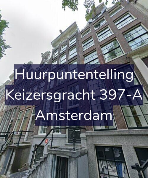 Foto gevel Huurpuntentelling voor Keizersgracht 397-A, Amsterdam