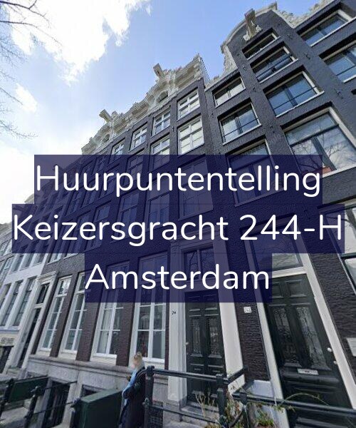 Foto gevel Huurpuntentelling voor Keizersgracht 244-H, Amsterdam