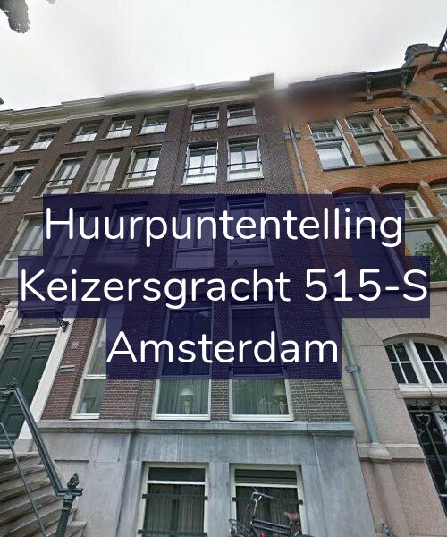 Foto gevel Huurpuntentelling voor Keizersgracht 515-S, Amsterdam