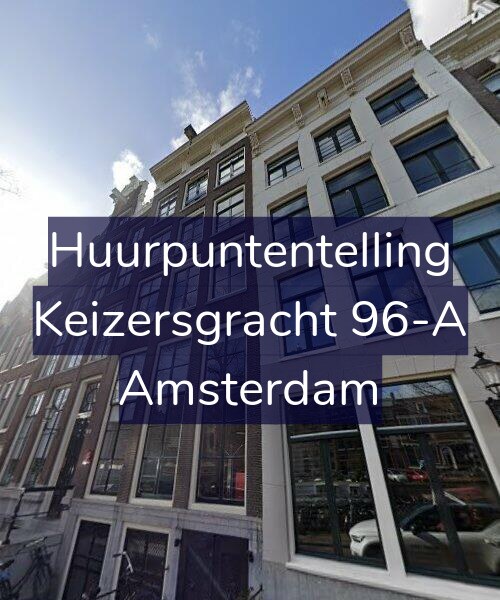 Foto gevel Huurpuntentelling voor Keizersgracht 96-A, Amsterdam