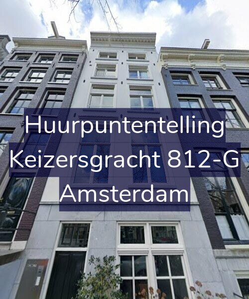 Foto gevel Huurpuntentelling voor Keizersgracht 812-G, Amsterdam