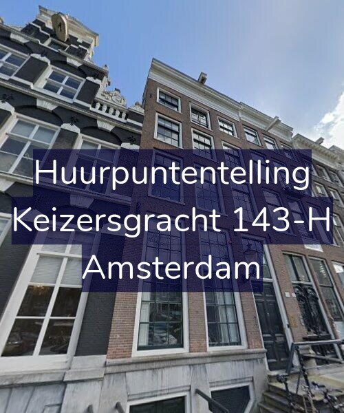 Foto gevel Huurpuntentelling voor Keizersgracht 143-H, Amsterdam