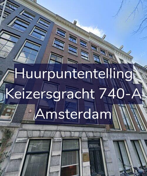 Foto gevel Huurpuntentelling voor Keizersgracht 740-A, Amsterdam