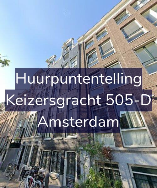 Foto gevel Huurpuntentelling voor Keizersgracht 505-D, Amsterdam