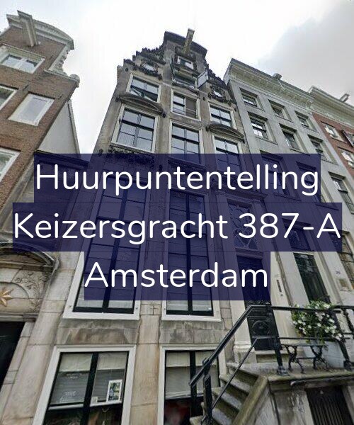 Foto gevel Huurpuntentelling voor Keizersgracht 387-A, Amsterdam