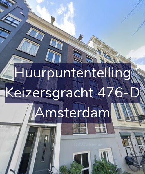 Foto gevel Huurpuntentelling voor Keizersgracht 476-D, Amsterdam