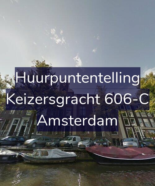 Foto gevel Huurpuntentelling voor Keizersgracht 606-C, Amsterdam