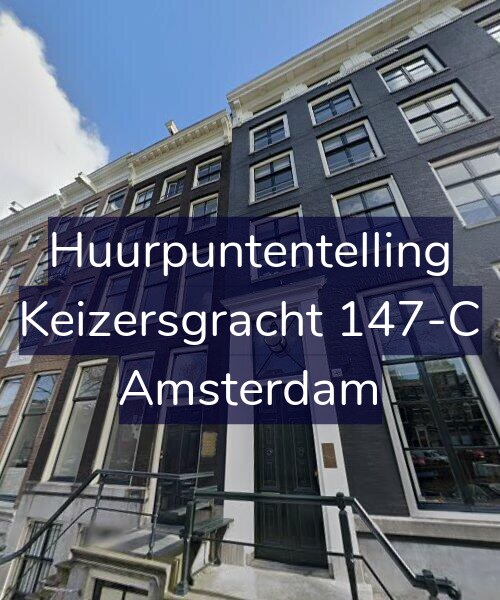 Foto gevel Huurpuntentelling voor Keizersgracht 147-C, Amsterdam