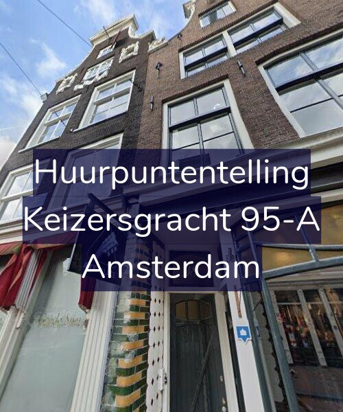 Foto gevel Huurpuntentelling voor Keizersgracht 95-A, Amsterdam