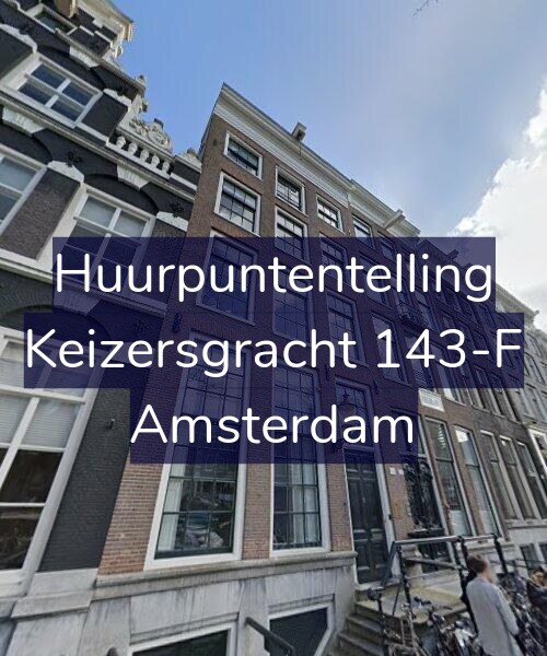 Foto gevel Huurpuntentelling voor Keizersgracht 143-F, Amsterdam