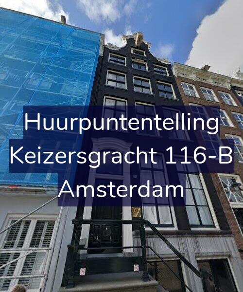 Foto gevel Huurpuntentelling voor Keizersgracht 116-B, Amsterdam