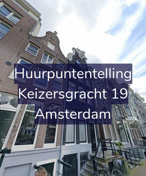Foto gevel Huurpuntentelling voor Keizersgracht 19, Amsterdam