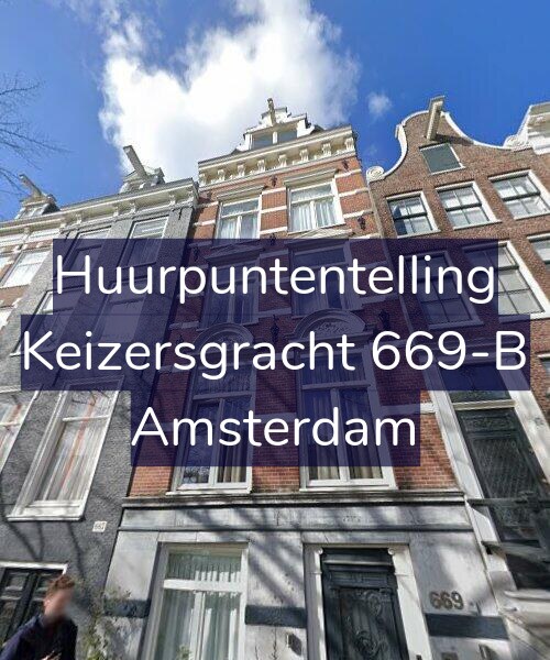 Foto gevel Huurpuntentelling voor Keizersgracht 669-B, Amsterdam