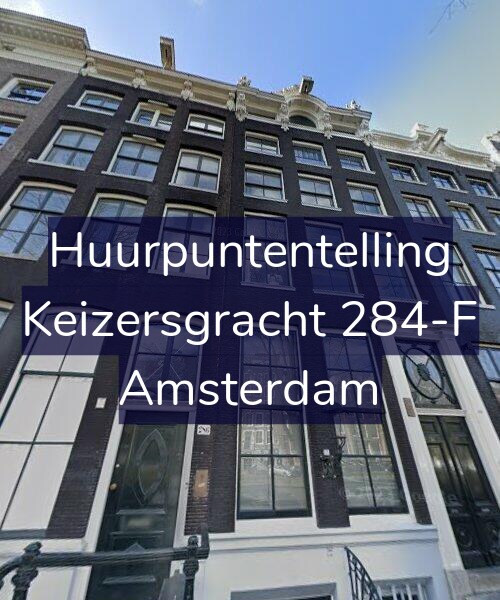 Foto gevel Huurpuntentelling voor Keizersgracht 284-F, Amsterdam