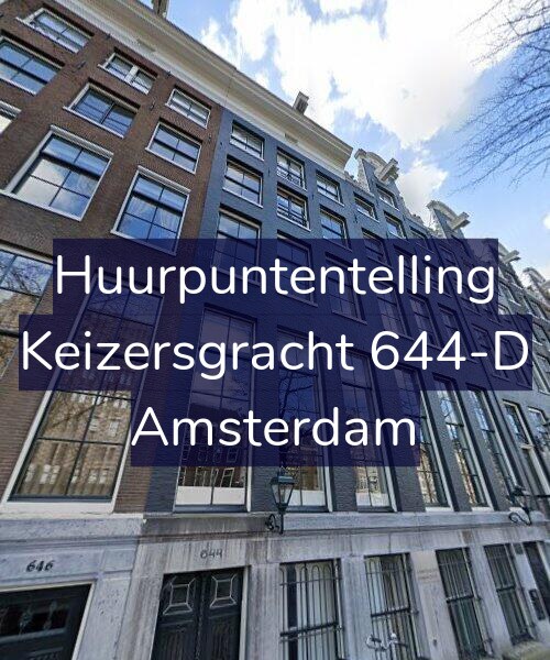 Foto gevel Huurpuntentelling voor Keizersgracht 644-D, Amsterdam