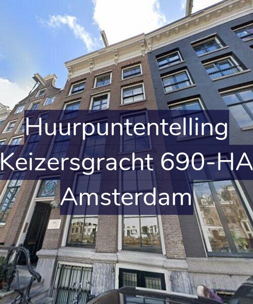 Foto gevel Huurpuntentelling voor Keizersgracht 690-HA, Amsterdam
