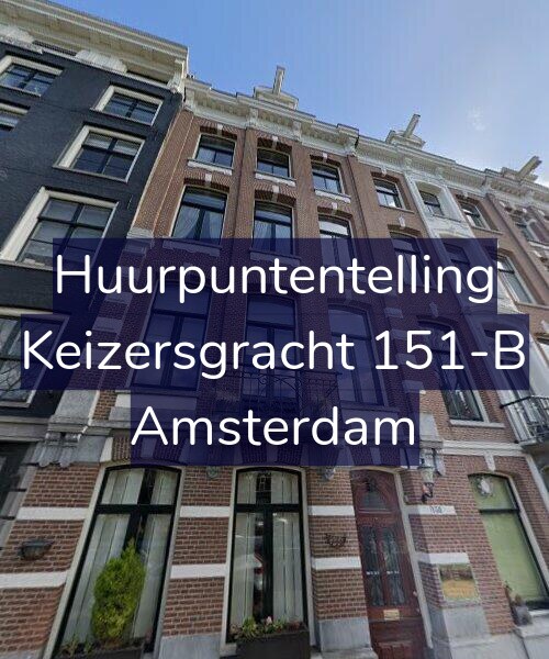 Foto gevel Huurpuntentelling voor Keizersgracht 151-B, Amsterdam