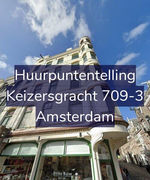 Foto gevel Huurpuntentelling voor Keizersgracht 709-3, Amsterdam