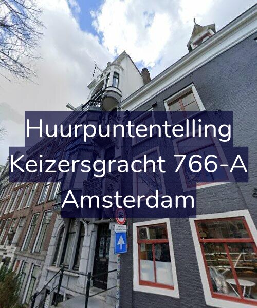 Foto gevel Huurpuntentelling voor Keizersgracht 766-A, Amsterdam