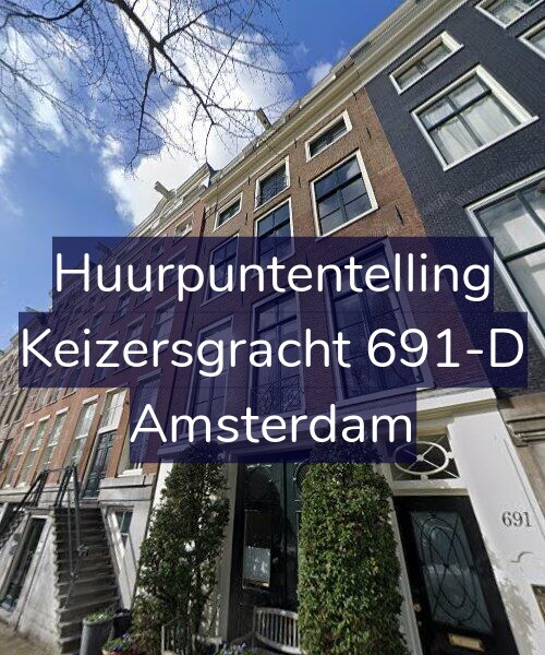 Foto gevel Huurpuntentelling voor Keizersgracht 691-D, Amsterdam