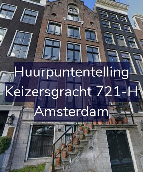 Foto gevel Huurpuntentelling voor Keizersgracht 721-H, Amsterdam