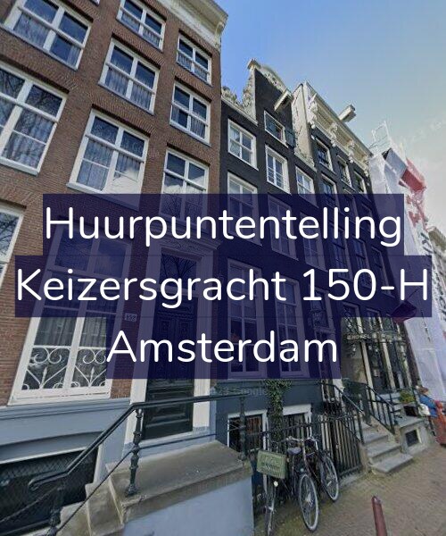 Foto gevel Huurpuntentelling voor Keizersgracht 150-H, Amsterdam